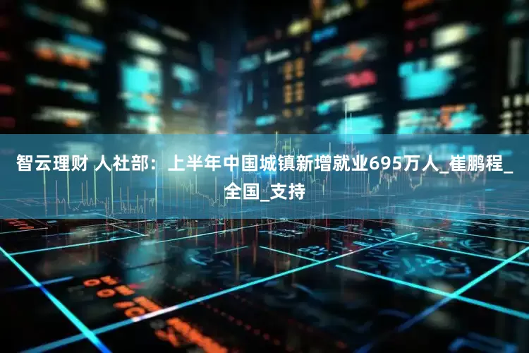 智云理财 人社部：上半年中国城镇新增就业695万人_崔鹏程_全国_支持